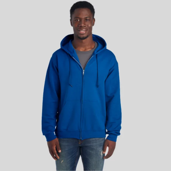 Full-Zip Hoodie Jerzees 993MR – Unisex NuBlend® Sweatshirt for Printing