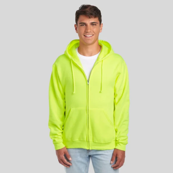 Full-Zip Hoodie Jerzees 993MR – Unisex NuBlend® Sweatshirt for Printing