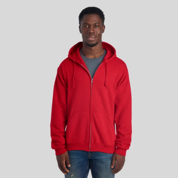 Full-Zip Hoodie Jerzees 993MR – Unisex NuBlend® Sweatshirt for Printing