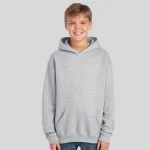 996YR-NUBLEND-YOUTH-HOODED-SWEATSHIRT-WHITE-FRONT