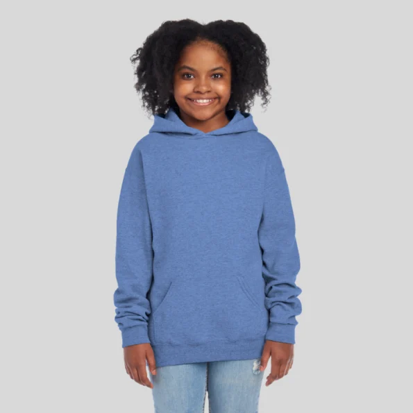 Hooded Sweatshirt Youth Jerzees 996YR – NuBlend® Pre-shrunk Fleece