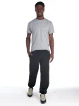 4850MR SUPERSWEATS NUBLEND POCKETED SWEATPANTS-OXFORD-FRONT