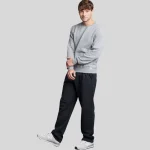 596HBM0-DRI-POWER-Pocketed-Open-Bottom-Sweatpant-NAVY-FRONT
