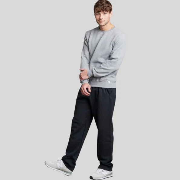 Russell 596HBM0 – Dri-Power® Unisex Open-Bottom Sweatpants with Pockets