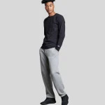 596HBM0-DRI-POWER-Pocketed-Open-Bottom-Sweatpant-NAVY-FRONT