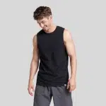 64MTTM0-DRI-POWER-CVC-Perf.-Unisex-Muscle-BLACK-HEATHER-FRONT