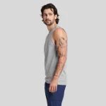 64MTTM0-DRI-POWER-CVC-Perf.-Unisex-Muscle-BLACK-HEATHER-FRONT