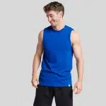 64MTTM0-DRI-POWER-CVC-Perf.-Unisex-Muscle-BLACK-HEATHER-FRONT