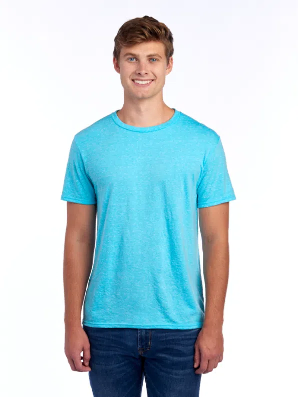 Unisex T-Shirt Jerzees 88MR Snow Heather Ring-Spun