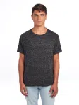 88MR SNOW HEATHER RS UNISEX TSHIRT-CARIBEAN BLUE-FRONT