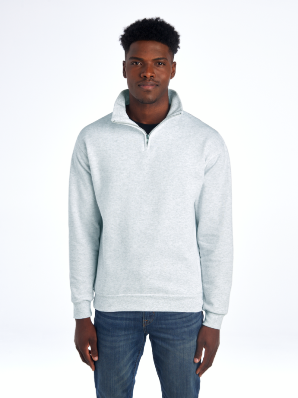 Quarter Zip Sweatshirt Fleece 995MR – Cadet Collar | Volgania