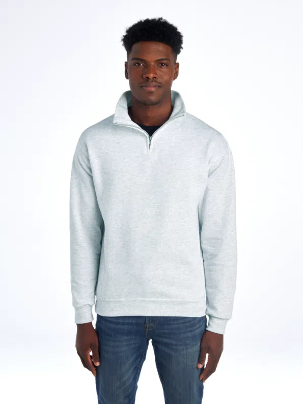 Quarter Zip Sweatshirt Fleece 995MR – Cadet Collar | Volgania