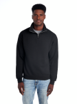 995MB NUBLEND UNI QUARTER-ZIP CADET C SWEAT-WHITE-FRONT