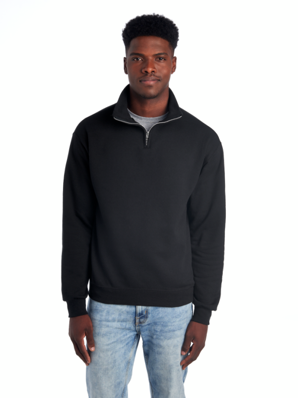 Quarter Zip Sweatshirt Fleece 995MR – Cadet Collar | Volgania