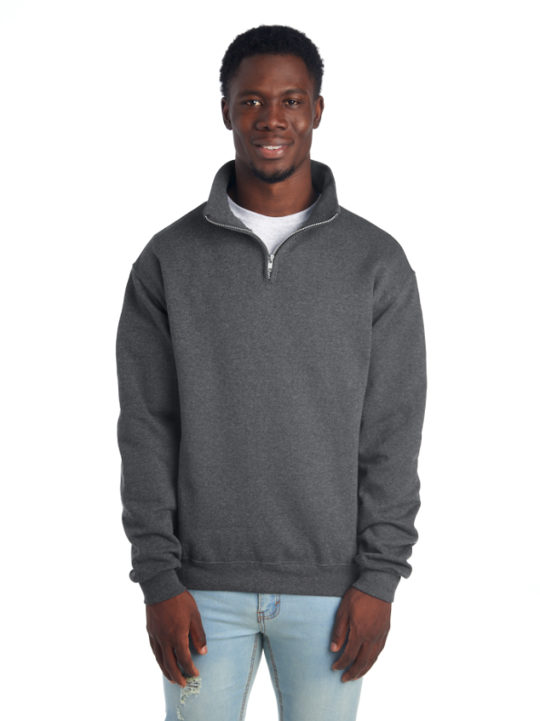 Quarter Zip Sweatshirt Fleece 995MR – Cadet Collar | Volgania