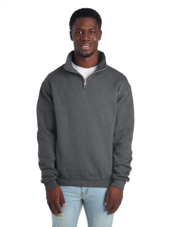 Quarter Zip Sweatshirt Fleece 995MR – Cadet Collar | Volgania