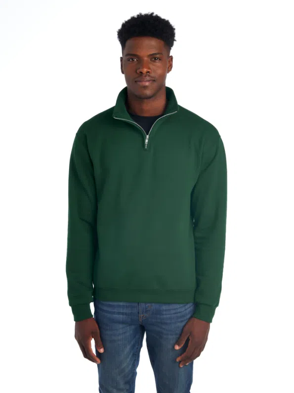 Quarter Zip Sweatshirt Fleece 995MR – Cadet Collar | Volgania
