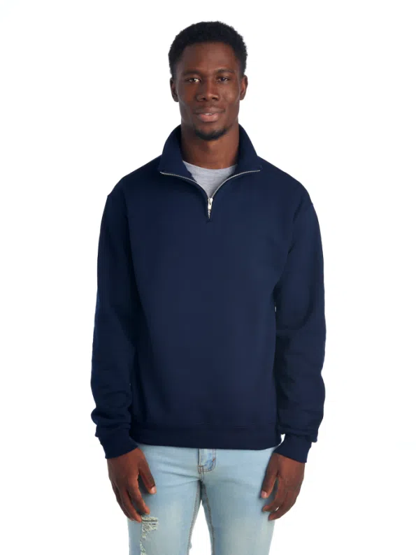 Quarter Zip Sweatshirt Fleece 995MR – Cadet Collar | Volgania