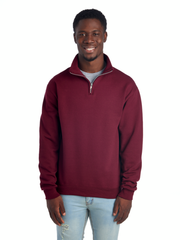 Quarter Zip Sweatshirt Fleece 995MR – Cadet Collar | Volgania