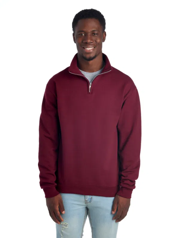 Quarter Zip Sweatshirt Fleece 995MR – Cadet Collar | Volgania