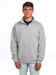 995MB NUBLEND UNI QUARTER-ZIP CADET C SWEAT-WHITE-FRONT
