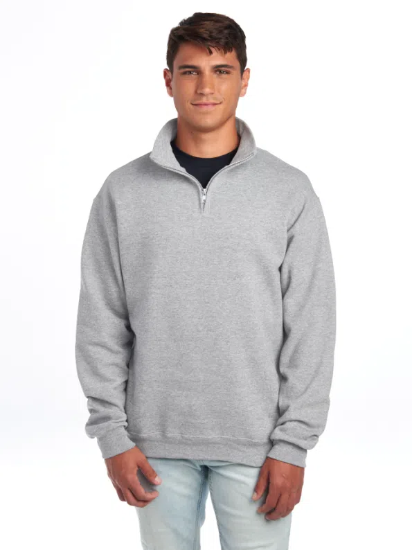 Quarter Zip Sweatshirt Fleece 995MR – Cadet Collar | Volgania