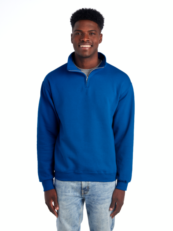 Quarter Zip Sweatshirt Fleece 995MR – Cadet Collar | Volgania