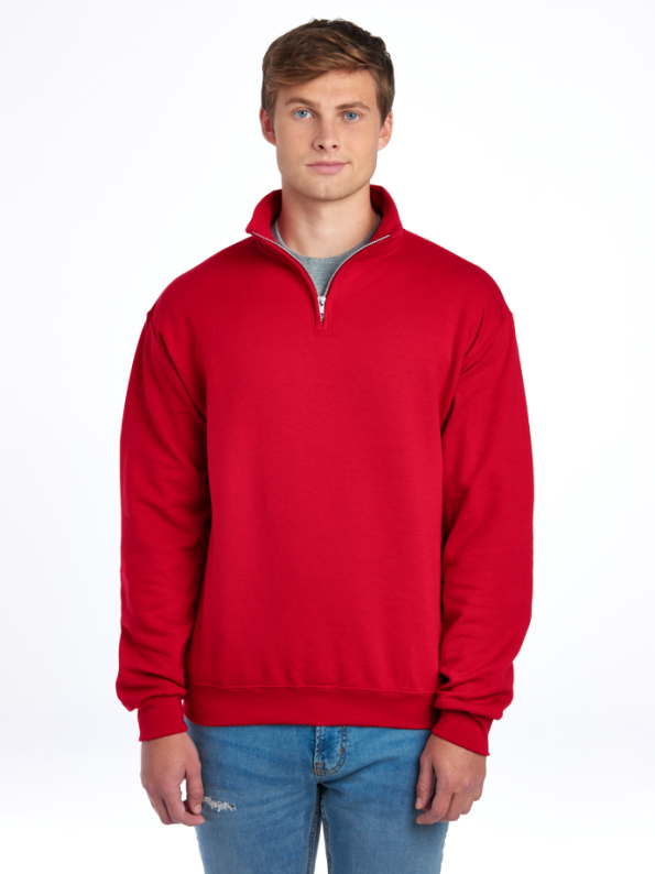 Quarter Zip Sweatshirt Fleece 995MR – Cadet Collar | Volgania