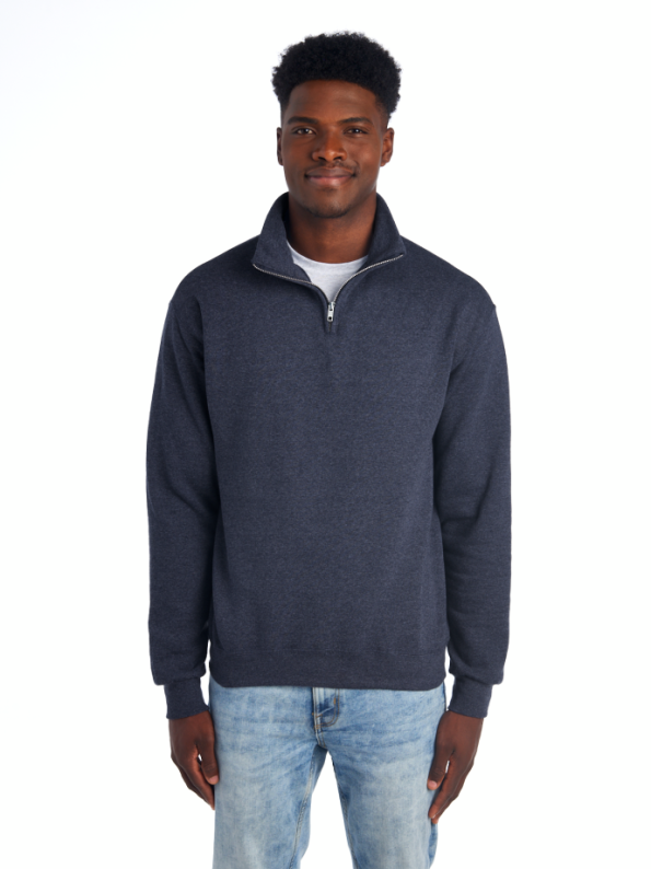 Quarter Zip Sweatshirt Fleece 995MR – Cadet Collar | Volgania
