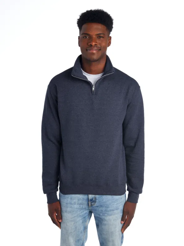 Quarter Zip Sweatshirt Fleece 995MR – Cadet Collar | Volgania