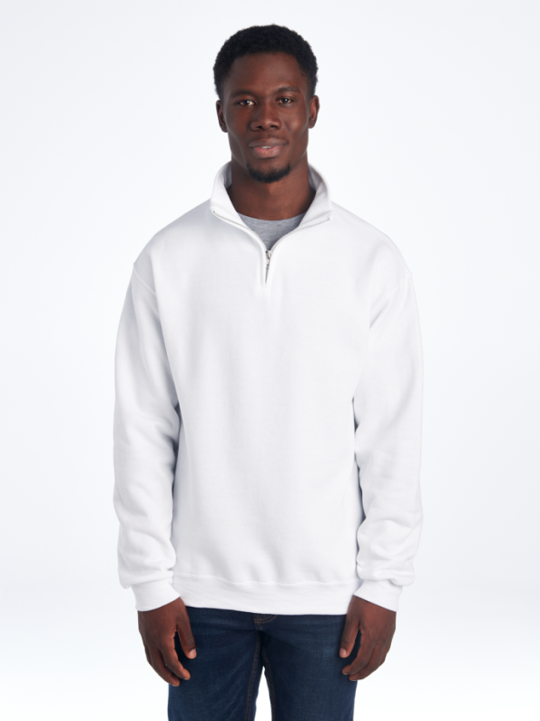 Quarter Zip Sweatshirt Fleece 995MR – Cadet Collar | Volgania