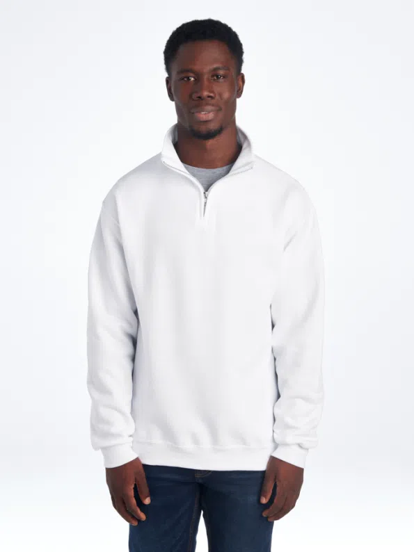 Quarter Zip Sweatshirt Fleece 995MR – Cadet Collar | Volgania