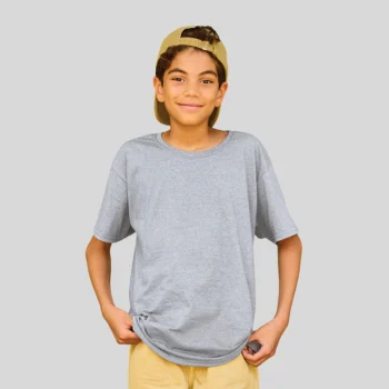 ring-spun youth t-shirt JERZEES - IC46B-JERZEES-ULTIMATE-RING-SPUN-YOUTH-T-SHIRT-A-HEATHE