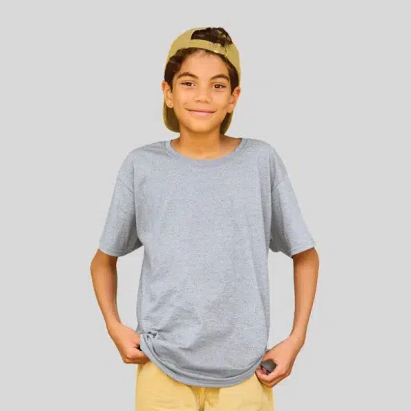 ring-spun youth t-shirt JERZEES - IC46B-JERZEES-ULTIMATE-RING-SPUN-YOUTH-T-SHIRT-A-HEATHE