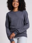 IC46L JERZEES ULTIMATE UNISEX LONG TSHIRT-WHITE-FRONT