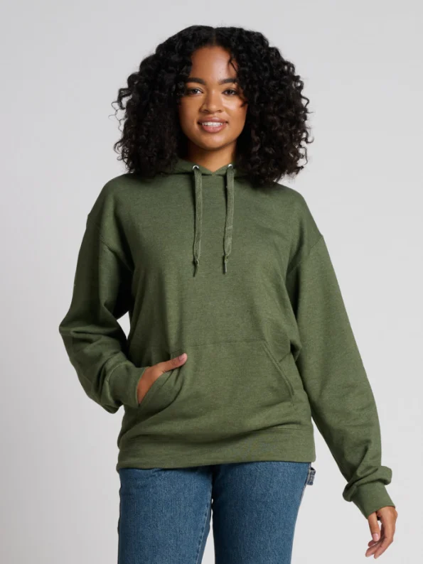 Jerzees Ultimate™ CVC Ring-Spun Unisex Hooded Sweatshirt IC49MR