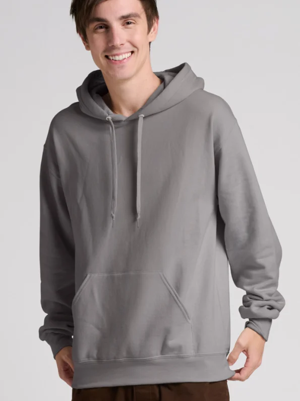 Jerzees Ultimate™ CVC Ring-Spun Unisex Hooded Sweatshirt IC49MR