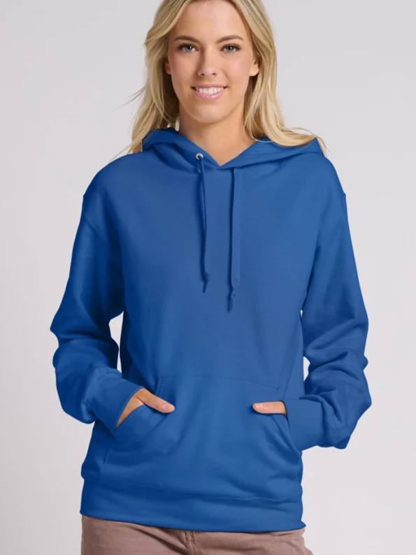 Jerzees Ultimate™ CVC Ring-Spun Unisex Hooded Sweatshirt IC49MR