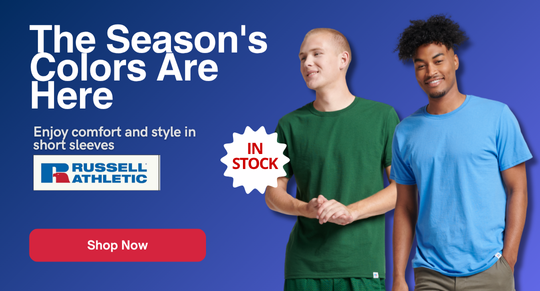 Russell Athletic blank apparel – Wholesale hoodies and t-shirts for screen printing, embroidery, and promotional clothing in Canada
