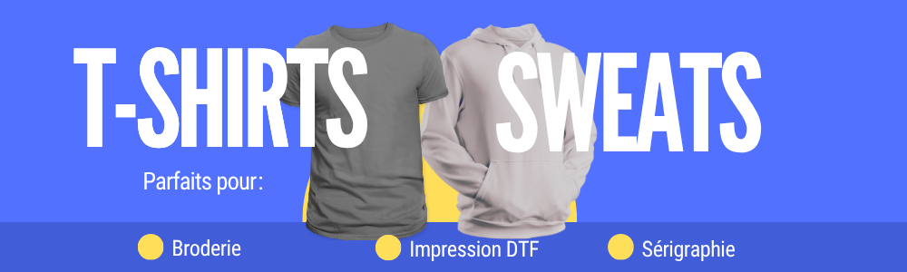 T-shirts vierges en gros – Idéals pour sérigraphie, broderie et impression DTF au Québec
