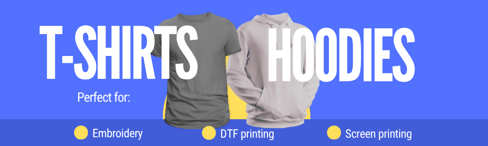 Wholesale blank t-shirts – Perfect for screen printing, embroidery, and DTF in Canada
