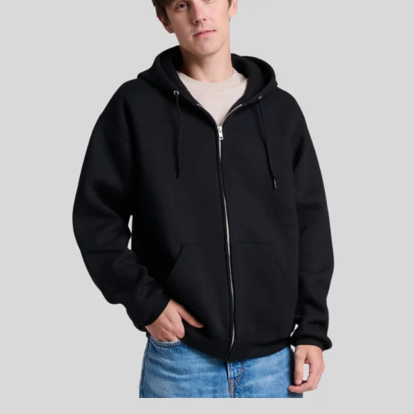 Unisex Full-Zip Heavyweight Hoodie – Built to Last, Easy to Customize