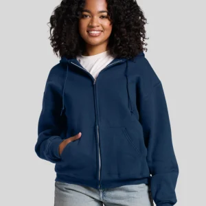Unisex Full-Zip Heavyweight Hoodie – Built to Last, Easy to Customize