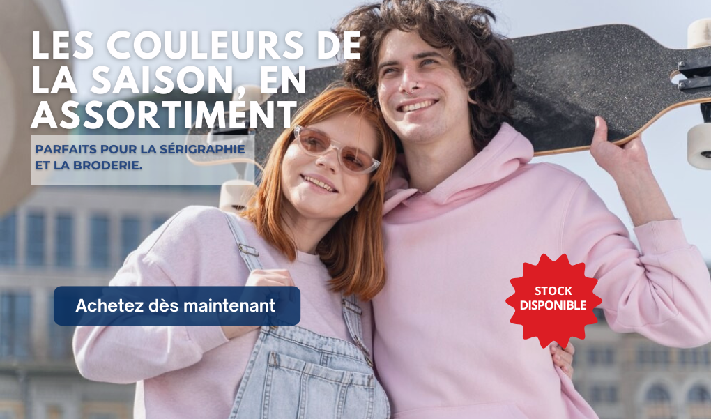 T-shirts vierges en gros – Idéals pour sérigraphie, broderie et impression DTF au Québec