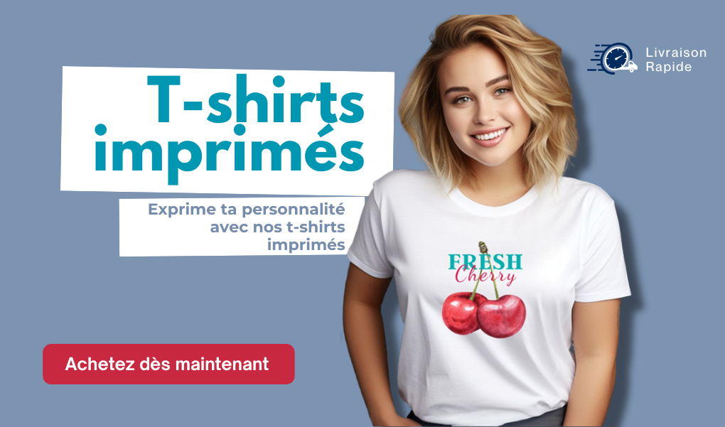Impression textile sur t-shirt vierge – Résultat de sérigraphie professionnelle au Québec