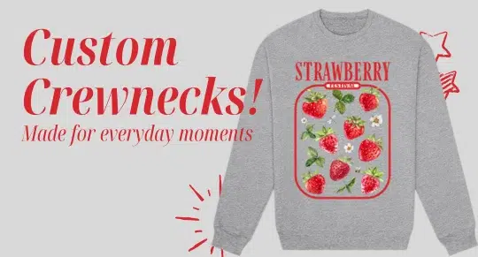 Custom crewneck sweaters — high‑quality blank crewnecks ideal for printing, embroidery, and custom apparel design.